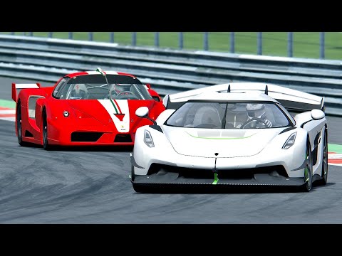 Koenigsegg Jesko vs Ferrari FXX - Red Bull Ring