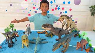 Download lagu Jurassic World DINOSAURS Collection | Learn Dinosaur Names @Mattel mp3