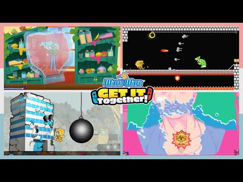 Using All Bad Fit Characters To All Stages In WarioWare: Get It Together