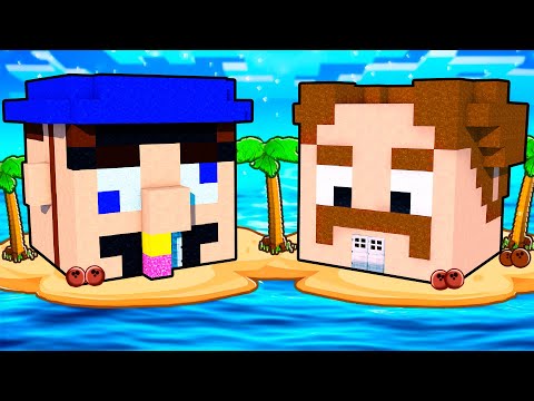 Jeffy vs Marvin ISLAND House Battle in Minecraft!