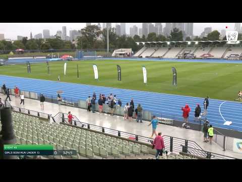 Girls Under 13 800m H1 - 2020 State Combined Events Championships // LAVicTV