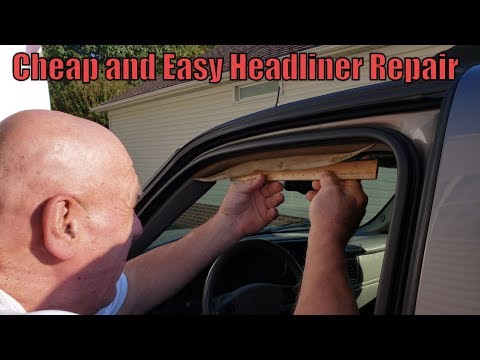 Cheap and Easy Headliner Repair