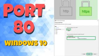 How to Open or Close Port 80 in Windows 10