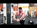 Chest training 13 weeks out from Jay Cuter classic