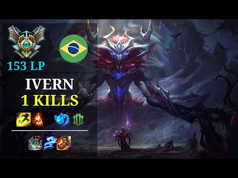 Ivern Support vs Alistar - 1 kills - Lililillllllli BR Grandmaster (153 LP) Patch 11.3