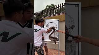 Download lagu Argon ERASED my drawing to Lamin 😭 #arteyastudio mp3