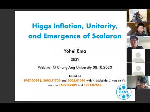 CAU Seminar: Higgs Inflation, Unitarity, and Emergence of Scalaron - Yohei Ema