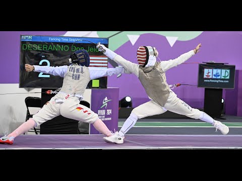 Riyadh 2024 Individual Men's Foil Finals' Highlights | Cadet Fencing World Championships