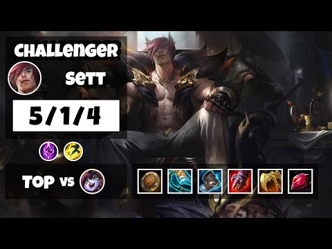 Sett Top 11.14 Challenger Gameplay S11 (5/1/4) - EU