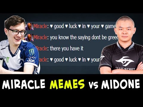 Miracle MEME vs MidOne — Anti-Mage vs Ember Spirit