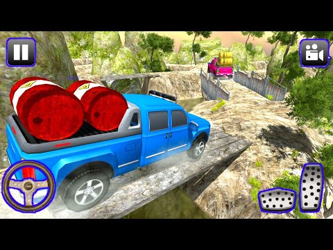 ហ្គេមឡាន(offroad)ដឹកទំនិញឡេីងភ្នំ|Pickup Truck Driving Simulator Uphill 3D 2020 Android gameplay