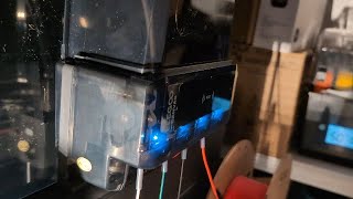 CC2 color change filament swaps are automatic! 3D Printer - Matte Dual Bi Color Blue Red PLA Filamen