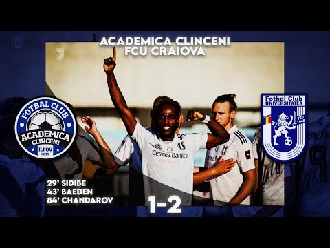 REZUMAT Academica Clinceni - FCU Craiova 1948 1-2. Sidibe şi Baeten si o nouă victorie pentru Mutu!