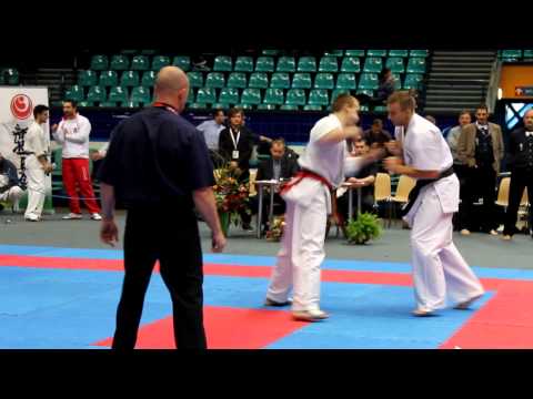 Олексій Завертанний 1\16 3TH EUROPEAN  SHINKYOKUSHIN KARATE CHAMPIONSHIP  U22