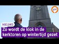 Zo wordt de klok van de kerk in Vierakker een uur teruggezet
