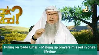 Ruling on Qaza E Umri - Making up prayers missed in one