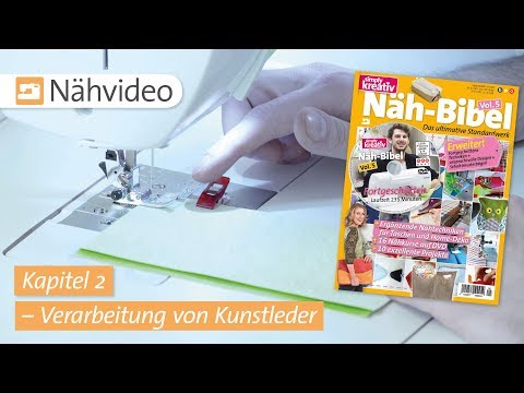 Sewing video: Working with faux leather – Chapter 2 (Sewing Bible Vol. 5)