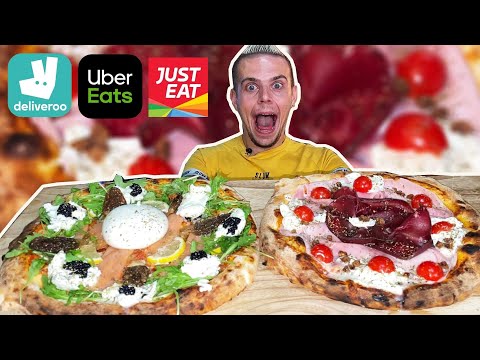 JE CRÉE MES PROPRES PIZZAS à la CARTE d'un RESTAURANT !! Dispos sur UBEREATS, DELIVEROO et JUSTEAT !