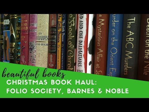 Christmas Book Haul | Folio Society & Barnes and Noble...