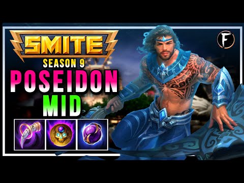 ¡EL REY DEL OCEANO SIGUE OP! 🔱🌊 100% MOVILIDAD | RANKED CONQUEST | POSEIDON - MID | SMITE 2022