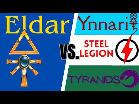 A Slight Miscalculation - Eldar FFA Vs. Ynnari, Steel Legion and Tyranids - DoW: Unification