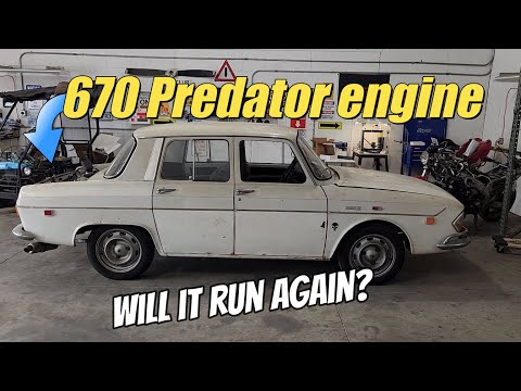 S4 E16. winter is over and The 670 V twin Predator powered  Renault is back!  will it run?