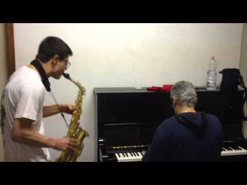 A lezione di sax con il nostro insegnante Adriano Pancaldi