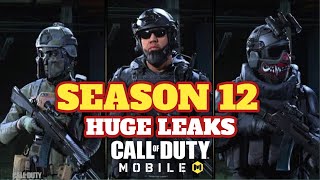 Call of Duty: Mobile Season 12 leaks! COD Mobile Season 12 Battle Pass! New Character, New BR Class.