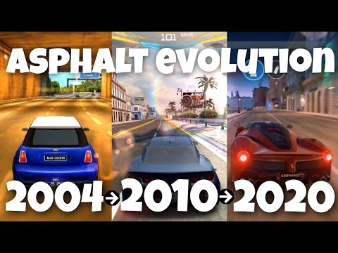 Asphalt game evolution :asphalt 1 to asphalt 9 legends