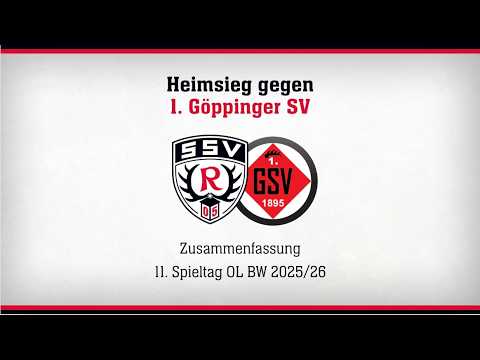 SSV Reutlingen 05 – 1. Göppinger SV 2:0 | Starker Heimsieg an der Kreuzeiche
