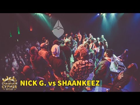 NICK G. vs SHAANKEEZ (Exhibition Battle) | The Champaign Cypher Series 🎤 C/U Open Invite Cypher