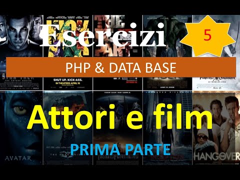 Esercizi PHP ITA 05: film con un certo cast - prima parte