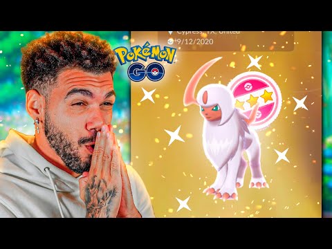 TENTAMOS O ABSOL SHINY LUCKY 100% - POKÉMON GO | Cris |