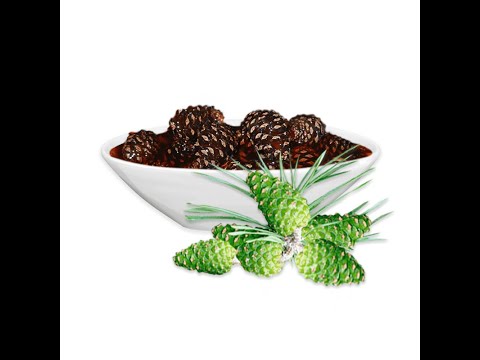 Молодая зеленая сосновая шишка варенье от ГК Добродед