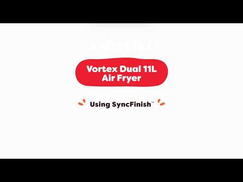 Smart cooking with Sync Finish | Instant Pot Vortex Dual Air Fryer Sync Finish