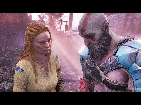 GOD OF WAR RAGNAROK Kratos Wife Faye Final Goodbye & Last Wish (4K 60FPS)