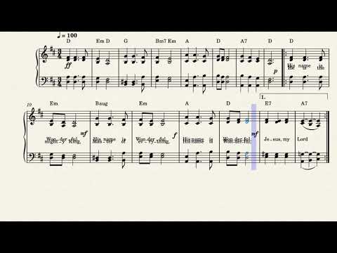 His Name Is Wonderful - Hymn