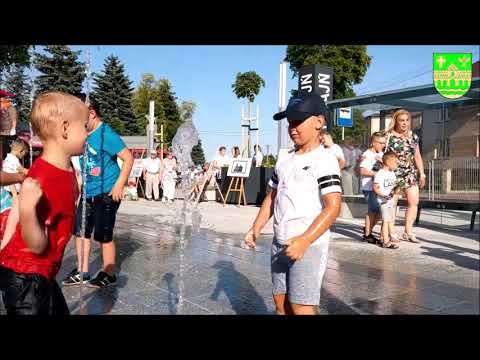 Otwarcie Rynku po rewitalizacji w Przystajni w 2019 roku