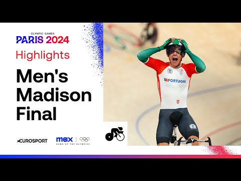 WHAT DRAMA TO FINISH 😲 | Men's Madison Final Highlights | #Paris2024 #Olympics