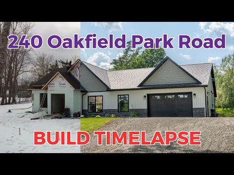 240 Oakfield - New Construction Timelapse