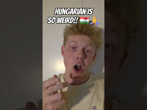 Hungarian Is So Weird! #magyar #magyarország #hungarian #hungary #language