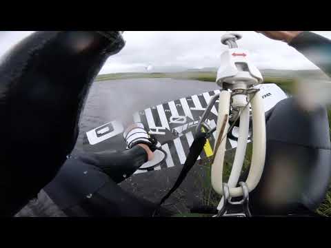 Jumping over land - Kitesurfing West of Ireland