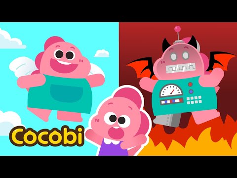Robot Mom vs Real Mom | Songs for Kids | Cocobi