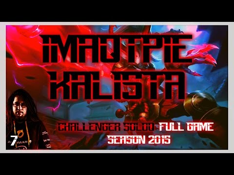 Imaqtpie - Kalista vs Lucian - NA Challenger SoloQ - Full game - Season 2015 - League of Legends