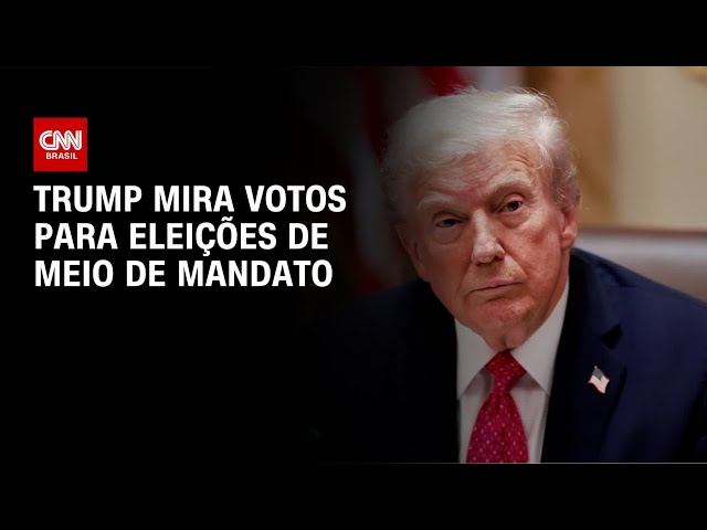 Trump mira votos para eleições de meio de mandato | CNN NOVO DIA