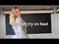 Plus Sized Yoga Set Try On Haul