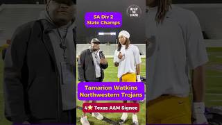 Tamarion Watkins: 4⭐️ Texas A&M Signee has Pick Six & is 5A Div 2 State Champs 💪”