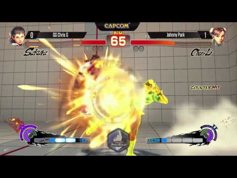 USFIV: GG Chris G vs Johnny Park - SDCC2014 - Capcom Pro Tour Top 16