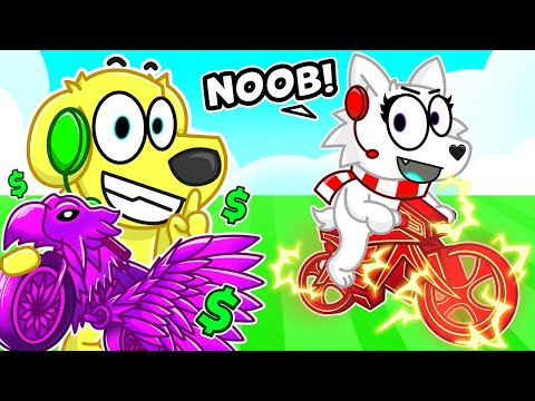 Faking as A NOOB in Roblox BIKE OBBY, then Using a $1,000,000 Bike!
