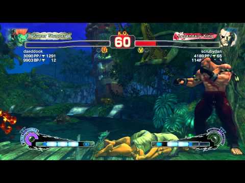 SSF4 AE: daeddook (Blanka) vs scrubydan (Sagat) - Ranked Match (720p HD)